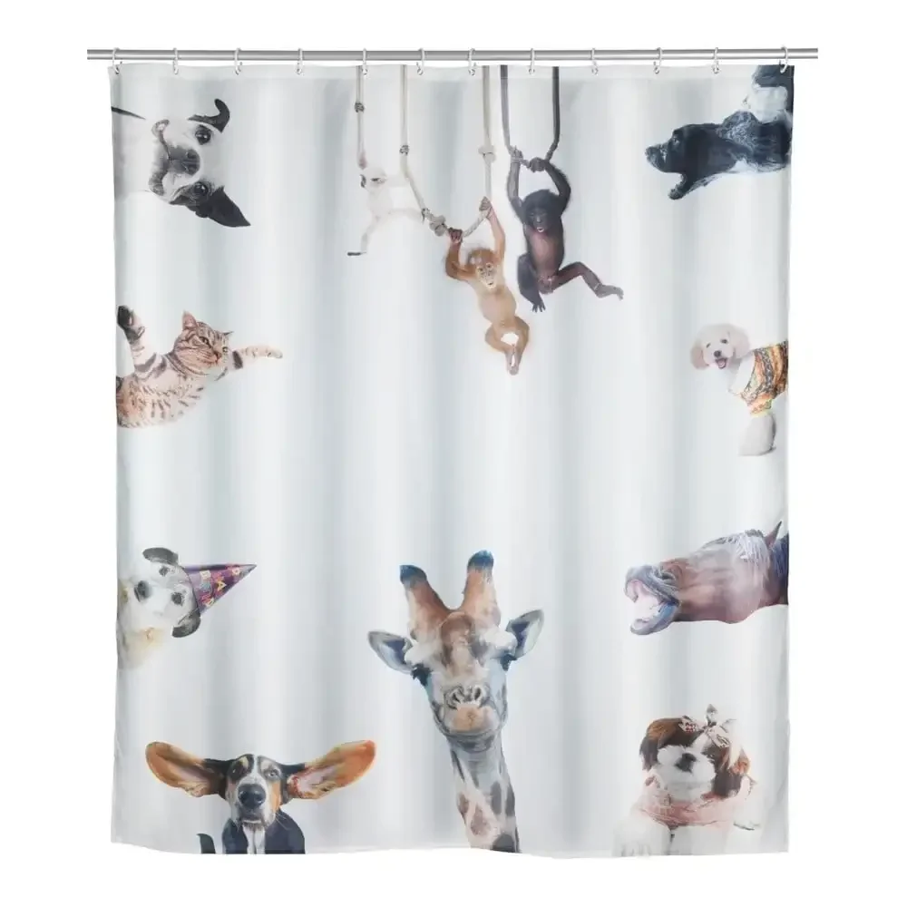 Cartoon Animal Shower Curtains Set Cute Cat Dog Giraffe Kids Bathroom Home Decor Bathroom Curtain Hook Kitchen Hanging Curtains
Cartoon Animal Shower Curtains Set Cute Cat Dog Giraffe Kids Bathroom Home Decor Bathroom Curtain Hook Kitchen Hanging Curtains