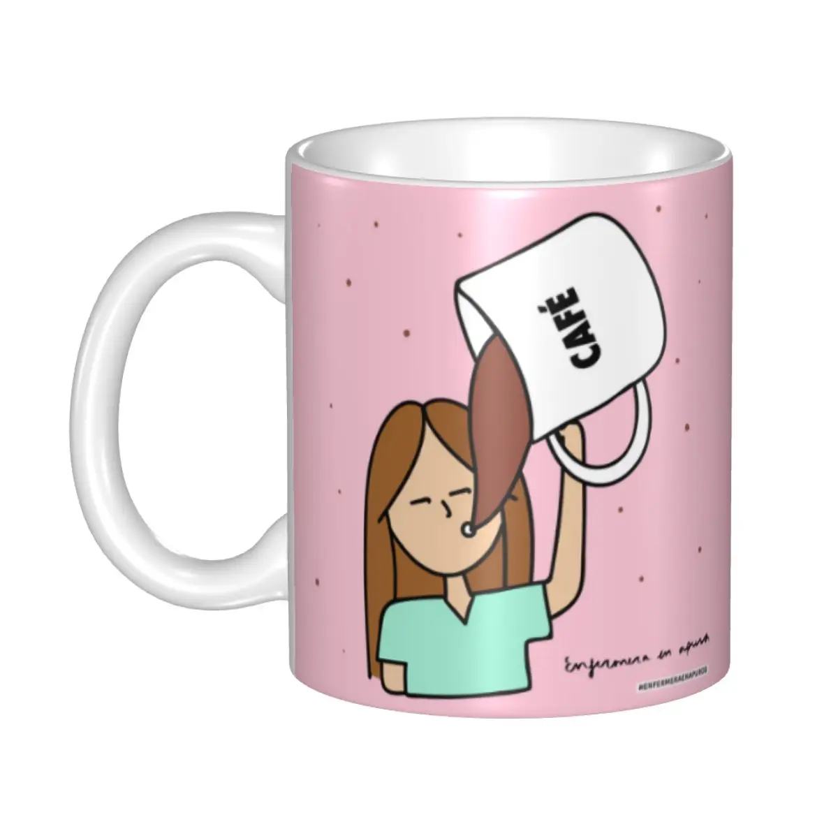 Персонализированная чашка Enfermera En Apuros для доктора и медсестры, медицинская кружка для здоровья, сделай сам, керамическая чашка для чая, молока, кофе 
Персонализированная чашка Enfermera En Apuros для доктора и медсестры, медицинская кружка для здоровья, сделай сам, керамическая чашка для чая, молока, кофе