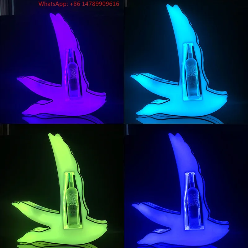 High-End Bespoke LED Bottle Display RackFactory Price Halo Rain Bird Wine Holder Wine Bottle Holder Rechargeable LED Wine Bottle
High-End Bespoke LED Bottle Display RackFactory Price Halo Rain Bird Wine Holder Wine Bottle Holder Rechargeable LED Wine Bottle