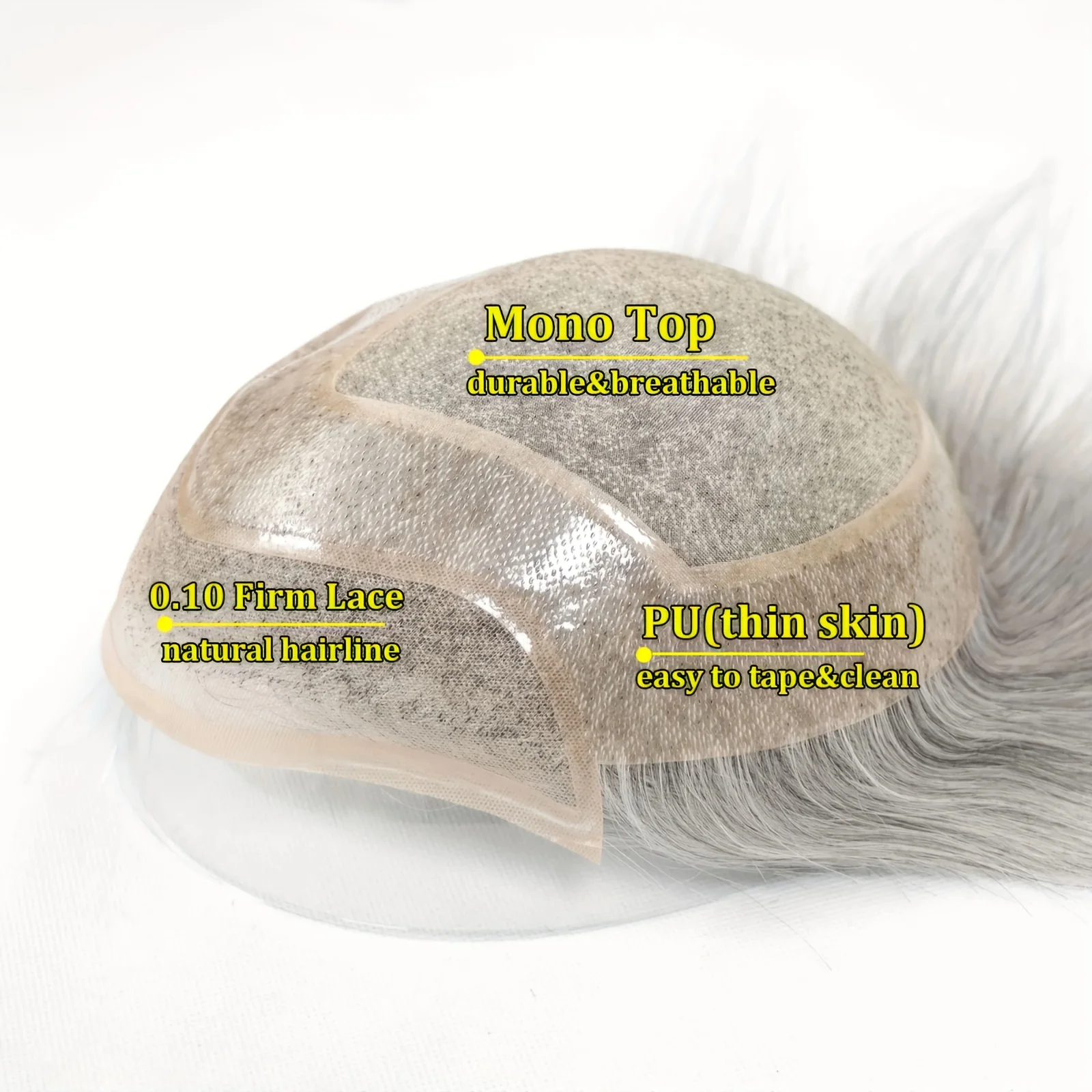 Mens Mixed Grey Toupee Human Hair Lace Front Invisible Hairpiece Natural Hairline Lace Mono PU Base 8X10 Daily Use
Mens Mixed Grey Toupee Human Hair Lace Front Invisible Hairpiece Natural Hairline Lace Mono PU Base 8X10 Daily Use