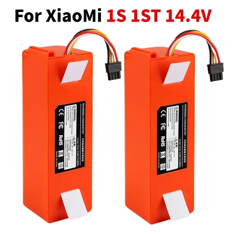 12800mAh 14.4V Replacement Battery for Xiaomi Robot Roborock S50 S51 S55 Accessory Spare BRR-2P4S-5200S Robotic Vacuum Cleaner
12800mAh 14.4V Replacement Battery for Xiaomi Robot Roborock S50 S51 S55 Accessory Spare BRR-2P4S-5200S Robotic Vacuum Cleaner