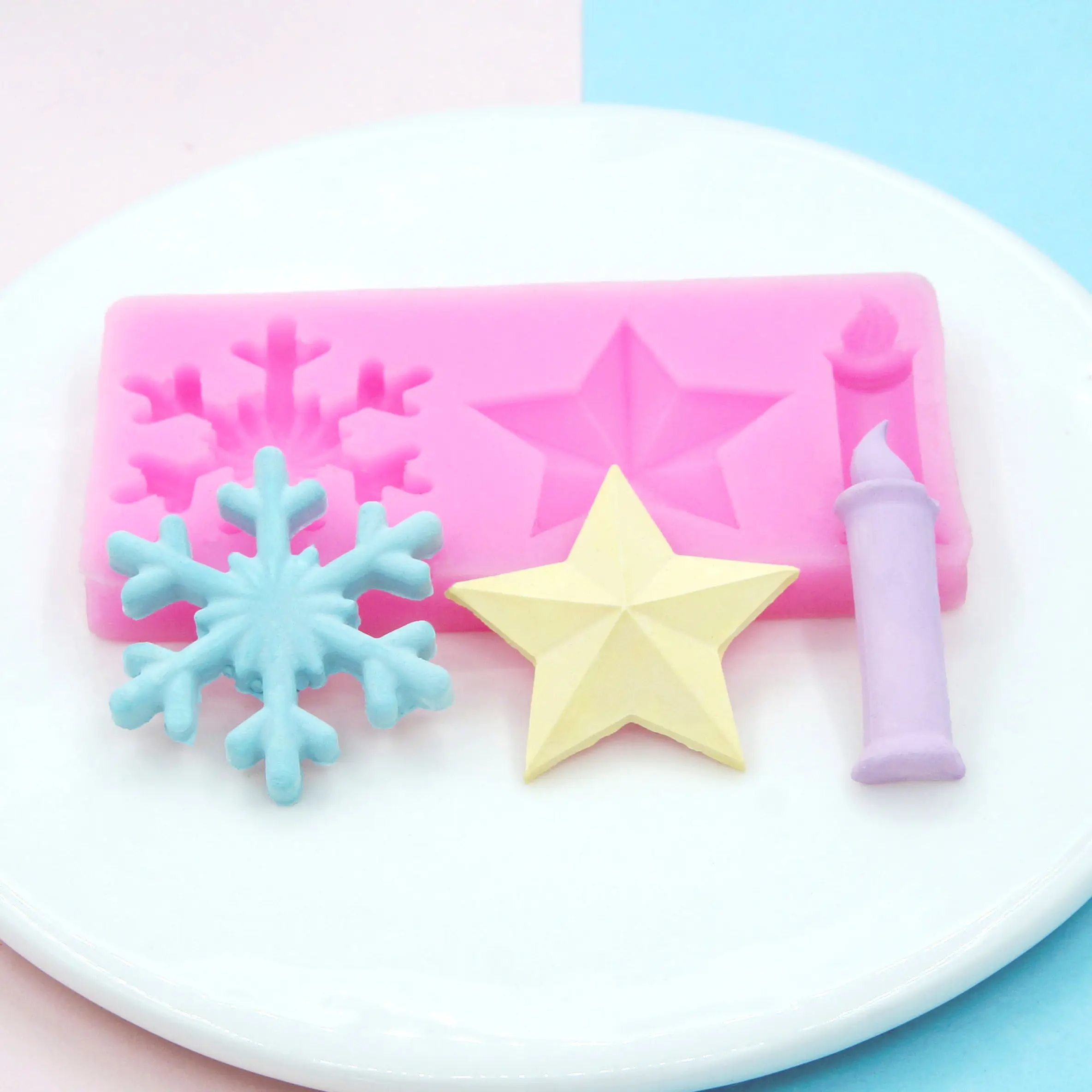 Snowflake Christmas Cake Silicone Mold Kitchen Baking Tool Chocolate Sugar Craft Mold Cake Decorating Tools Soap Candle Pastry I
Snowflake Christmas Cake Silicone Mold Kitchen Baking Tool Chocolate Sugar Craft Mold Cake Decorating Tools Soap Candle Pastry I