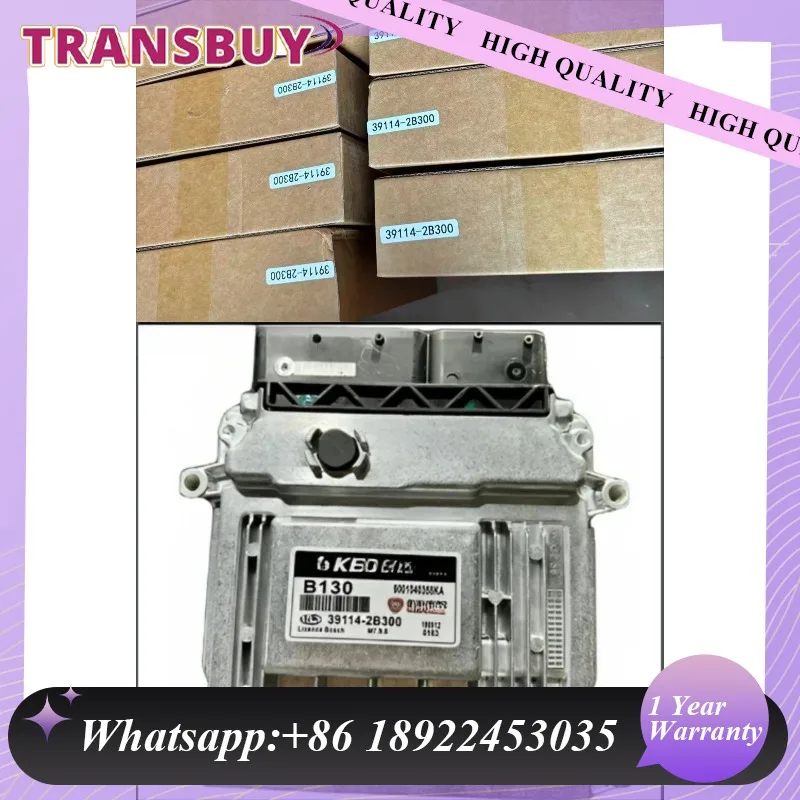Brand new B130 ECU 39114-2B300 Car ECU ECM Engine Computer Board Control Unit Module for KIA Hyundai 391142B300 391142B300
Brand new B130 ECU 39114-2B300 Car ECU ECM Engine Computer Board Control Unit Module for KIA Hyundai 391142B300 391142B300