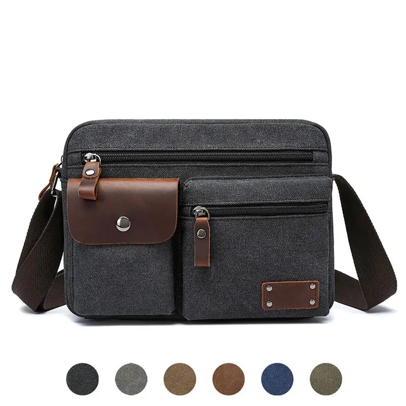 New Multi-function Men's Messenger Bag Canvas Sacoches Hommes Bolsas Cuadradas Retro Cross Shoulder Bag Vintage Crossbody Bags
New Multi-function Men's Messenger Bag Canvas Sacoches Hommes Bolsas Cuadradas Retro Cross Shoulder Bag Vintage Crossbody Bags