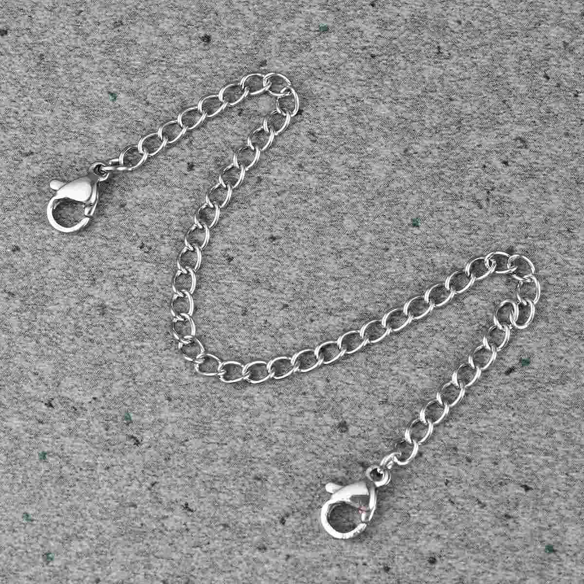 Necklace Extension Chain Bracelet Extender Lobster Buckle with Clasp Buckles Chains
Necklace Extension Chain Bracelet Extender Lobster Buckle with Clasp Buckles Chains