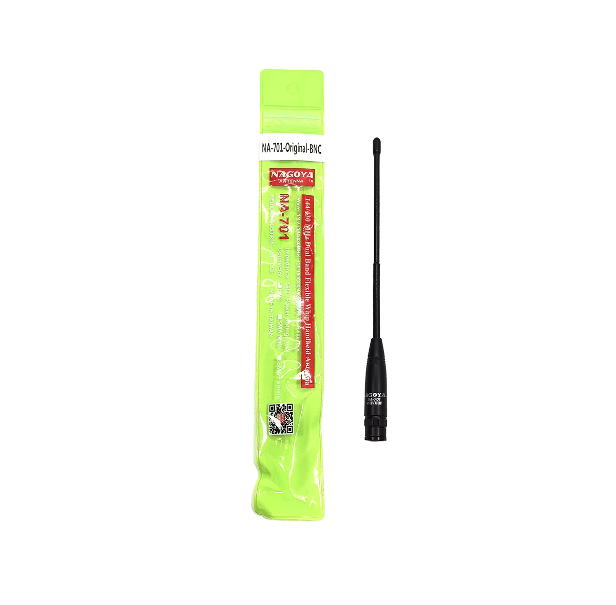 Handheld Antenna Original Nagoya NA-701 BNC VHF/UHF 144/430 MHz for IC-V8 IC-V82 IC-V85 TK308 Walkie Talkie
Handheld Antenna Original Nagoya NA-701 BNC VHF/UHF 144/430 MHz for IC-V8 IC-V82 IC-V85 TK308 Walkie Talkie