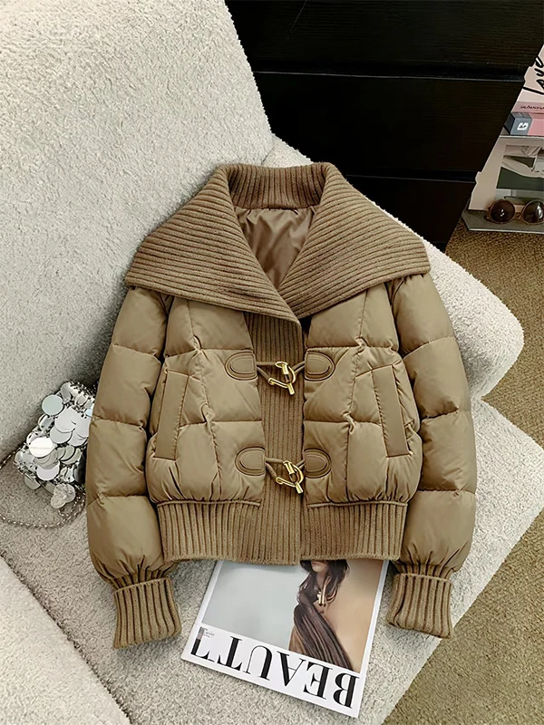 Thiened Fce ort Хлопковое пальто женское осенне-зимнее новое повседневное дизайнерское хлопковое пальто небольшого размера Топ свободного покроя Long Sve
Thiened Fce ort Хлопковое пальто женское осенне-зимнее новое повседневное дизайнерское хлопковое пальто небольшого размера Топ свободного покроя Long Sve