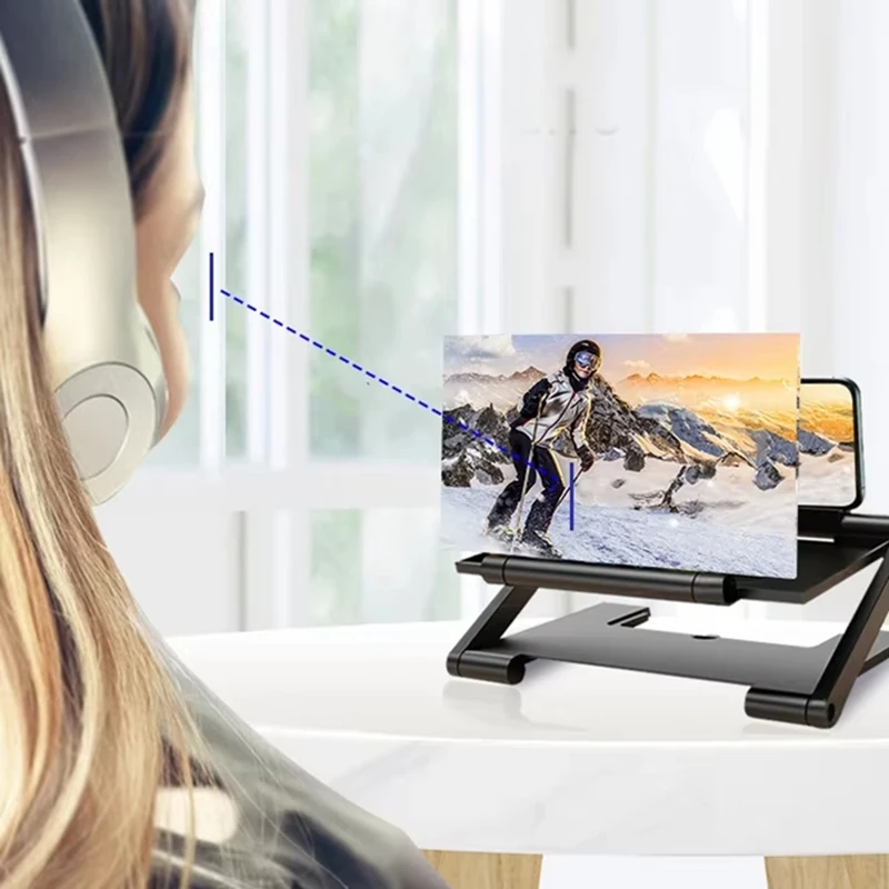 Foldable Holder Stand Video Amplifier 8 inch 3D Phone Screen Amplifier Bracket Foldable Mobile Display Enlarged Stand New
Foldable Holder Stand Video Amplifier 8 inch 3D Phone Screen Amplifier Bracket Foldable Mobile Display Enlarged Stand New