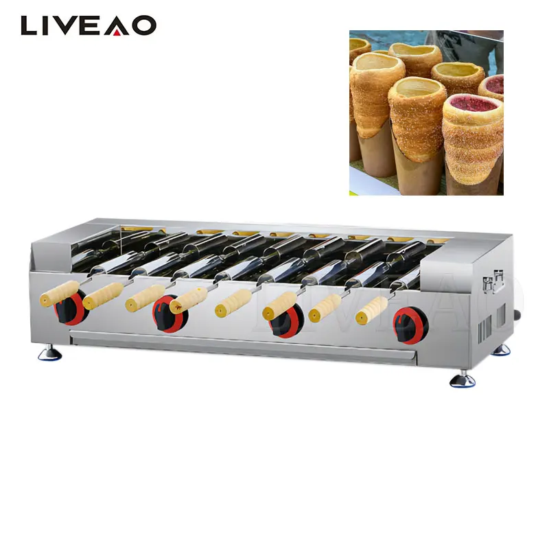 The Popular Snack Food Chimney Roll Cake Bread Oven Machine Kurtos Kalacs Baking Machine
The Popular Snack Food Chimney Roll Cake Bread Oven Machine Kurtos Kalacs Baking Machine