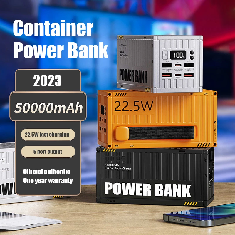 Large Capacity 50000mAh Power Bank 22.5W PD Fast Charging Auxiliary Battery for Outdoor Camping High-Speed External Spare
Large Capacity 50000mAh Power Bank 22.5W PD Fast Charging Auxiliary Battery for Outdoor Camping High-Speed External Spare