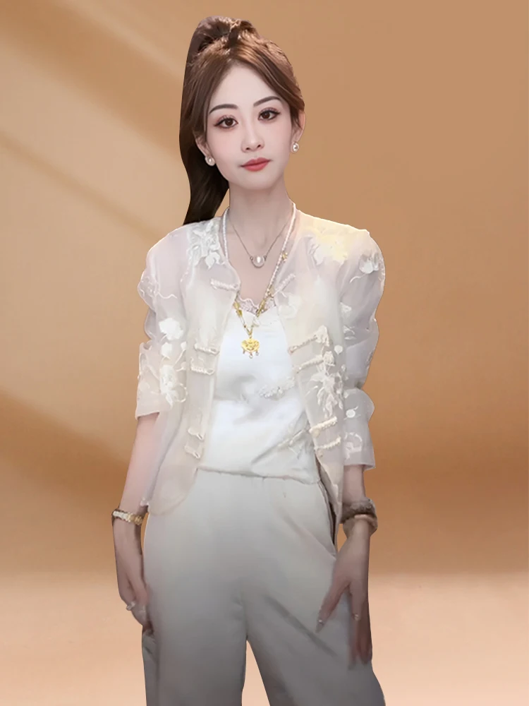New 2026 Summer Chinese Zen Large Size Women's Sun Protection Outerwear Loose Ethnic Style Design Sense National Trend Top
New 2026 Summer Chinese Zen Large Size Women's Sun Protection Outerwear Loose Ethnic Style Design Sense National Trend Top