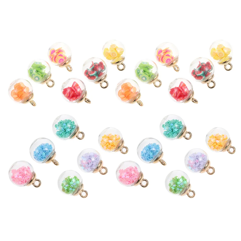 30 Pcs Pendant Accessories Party Decoration Bead Glass Ball Charms DIY Earrings Beads Hanging Pendants Jewelry
30 Pcs Pendant Accessories Party Decoration Bead Glass Ball Charms DIY Earrings Beads Hanging Pendants Jewelry
