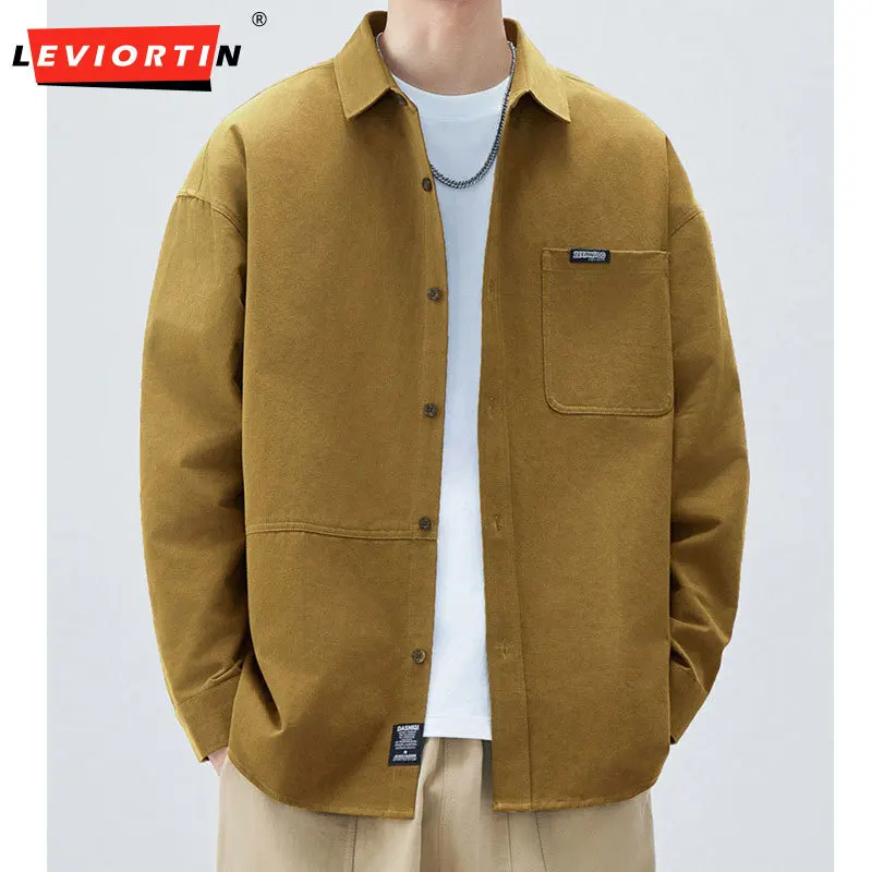 Men's 2025 Spring and Autumn New Vintage Loose Solid Color Versatile Shirt Japanese workwear Long sleeved Collar Shirt Coat
Men's 2025 Spring and Autumn New Vintage Loose Solid Color Versatile Shirt Japanese workwear Long sleeved Collar Shirt Coat