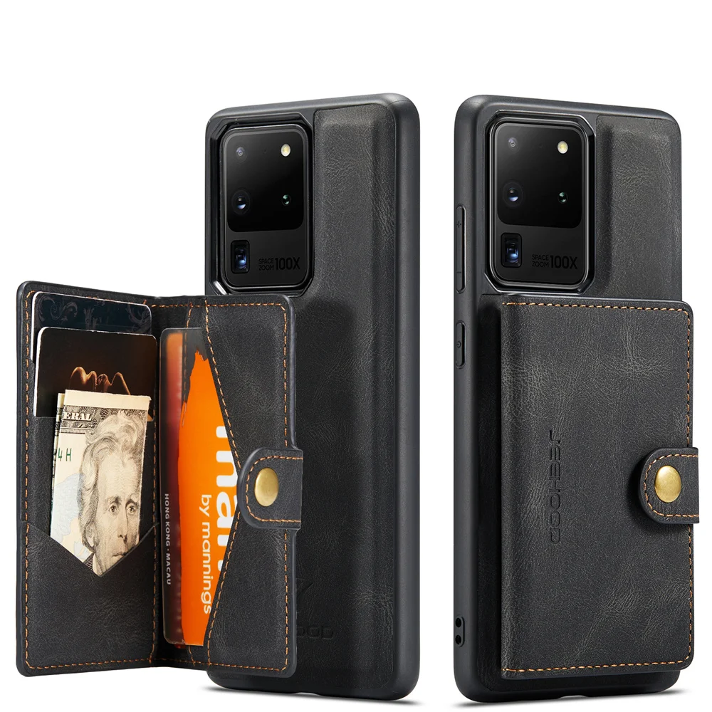 JEEHOOD 2 in 1 Detachable Card Bag Wallet Case for Galaxy Note 20 Ultra Note 10 Plus Note 9 Note 8 Magnetic Premium Leather Case
JEEHOOD 2 in 1 Detachable Card Bag Wallet Case for Galaxy Note 20 Ultra Note 10 Plus Note 9 Note 8 Magnetic Premium Leather Case