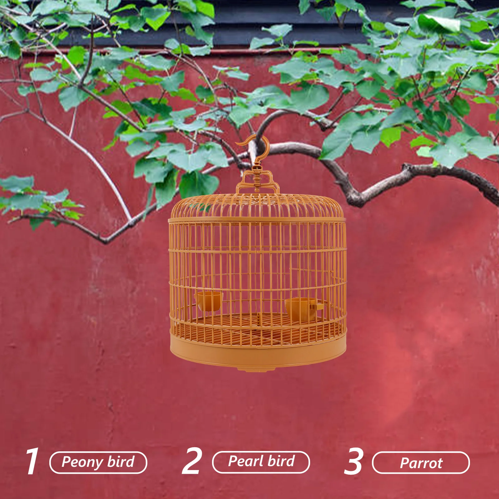Round Bird Cage Plastic Hanging Cage for Small Birds Versatile Durable Reusable Stylish Pet Enclosure Plastic Birdcages
Round Bird Cage Plastic Hanging Cage for Small Birds Versatile Durable Reusable Stylish Pet Enclosure Plastic Birdcages