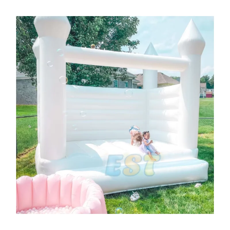 Moonwalk Commercial 10X10 Inflatable Bouncer Jumping Bouncy Castle Jumper PVC White Wedding Bounce House for Party
Moonwalk Commercial 10X10 Inflatable Bouncer Jumping Bouncy Castle Jumper PVC White Wedding Bounce House for Party