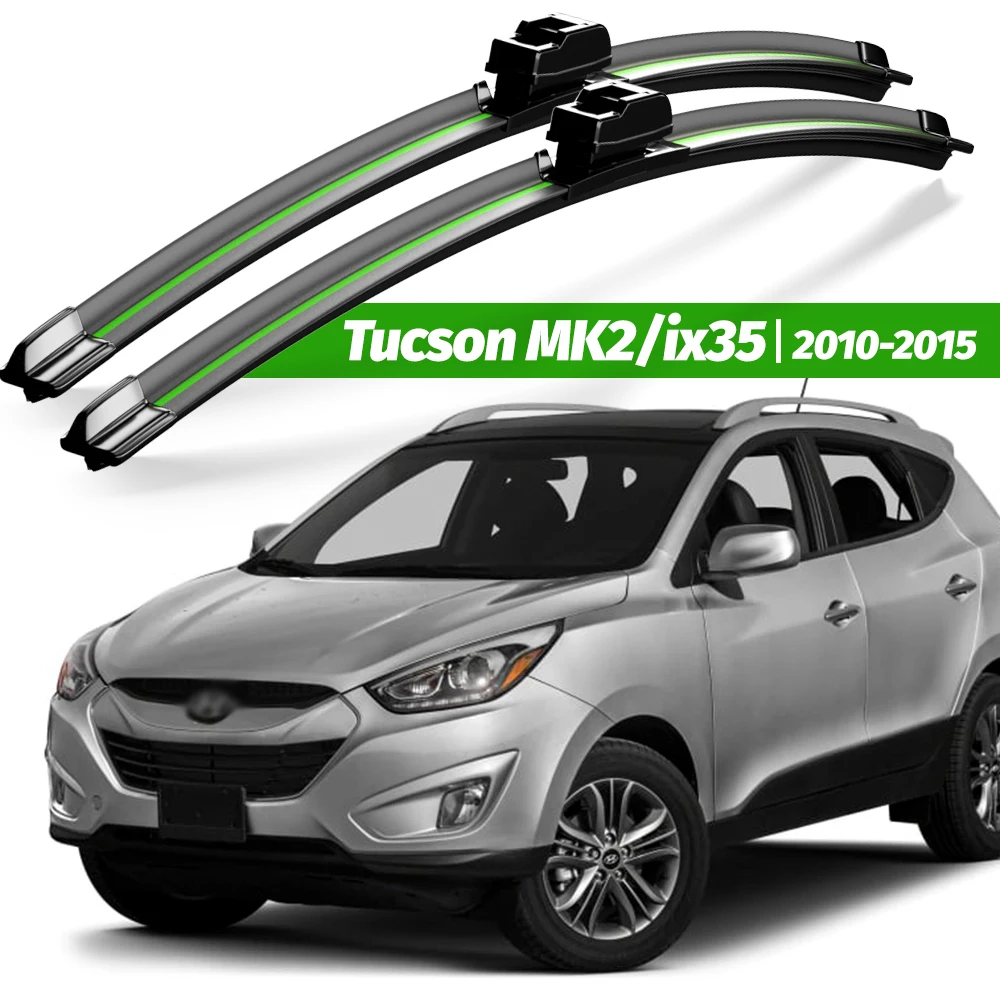 Wiper Front Wiper Blades Kit For Hyundai Tucson MK2 ix35 2010 - 2015 Windshield Windscreen Window 24"+16" Accessories
Wiper Front Wiper Blades Kit For Hyundai Tucson MK2 ix35 2010 - 2015 Windshield Windscreen Window 24"+16" Accessories