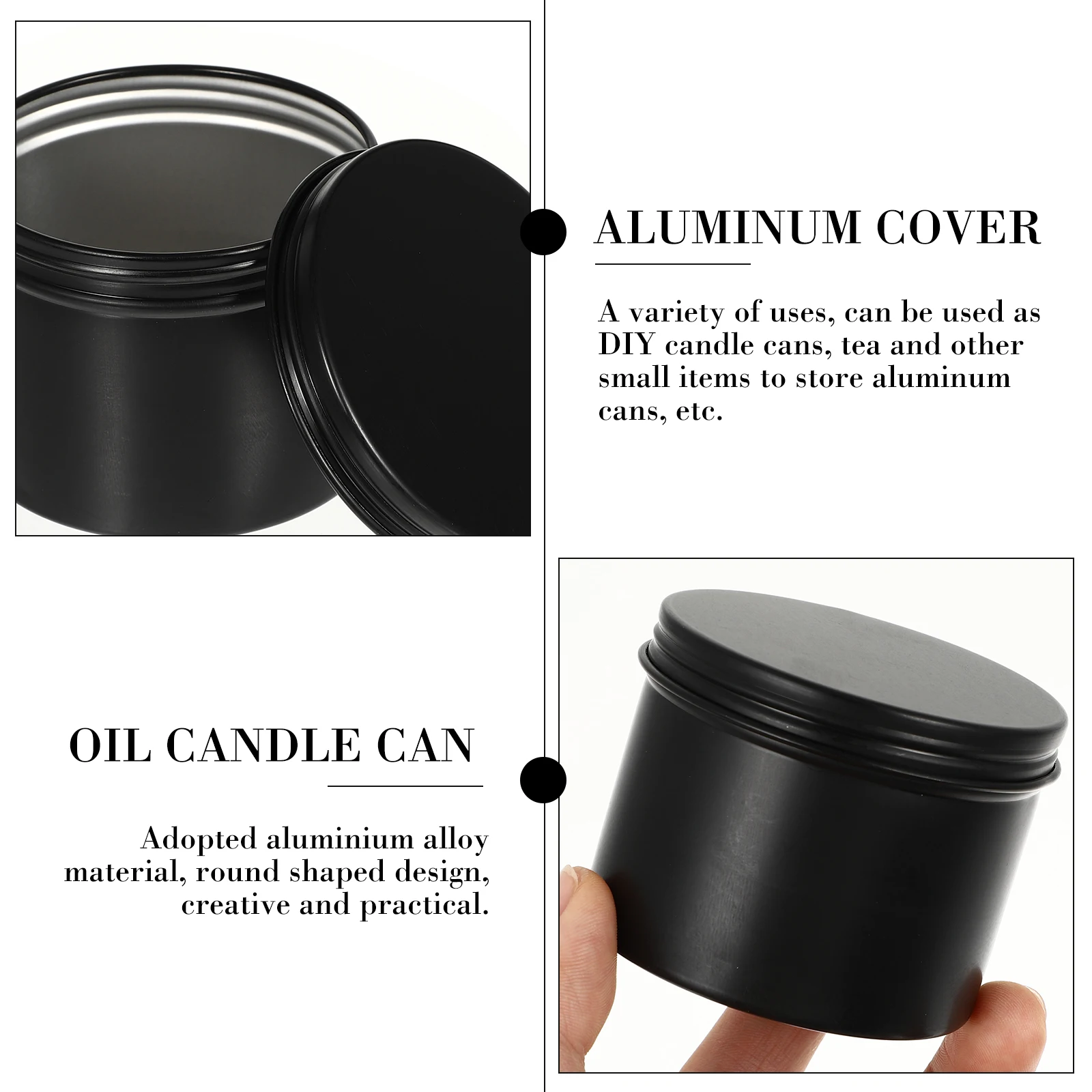4pcs 120Ml Aluminum Storage Can Round Refillable Jar For Diy Candles Tea Jewelry Travel Empty Container Dust-Proof Sealed Metal
4pcs 120Ml Aluminum Storage Can Round Refillable Jar For Diy Candles Tea Jewelry Travel Empty Container Dust-Proof Sealed Metal
