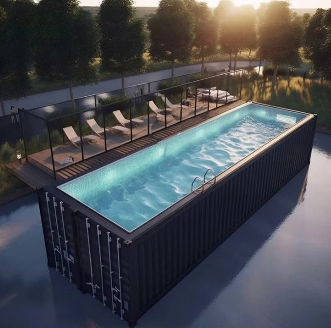 Outdoor 20ft Container Swimming Pool Prefabricated Above Ground Pool with Filtration System for Hotel Garden Home Use
Outdoor 20ft Container Swimming Pool Prefabricated Above Ground Pool with Filtration System for Hotel Garden Home Use