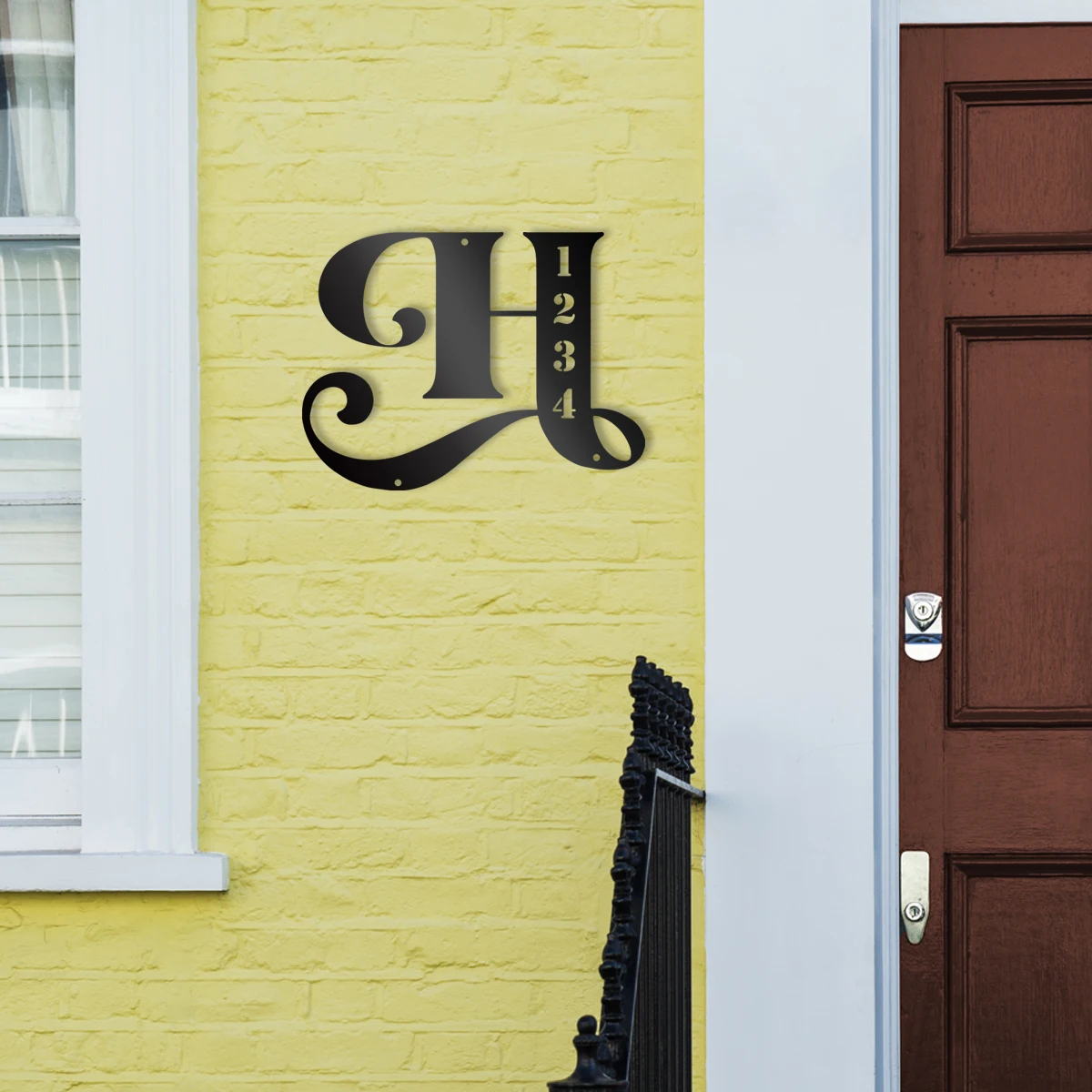 1pc uppercase H with number Personalized name Iron Metal Wall Signs Tin Plate Signs for door wall decor
1pc uppercase H with number Personalized name Iron Metal Wall Signs Tin Plate Signs for door wall decor