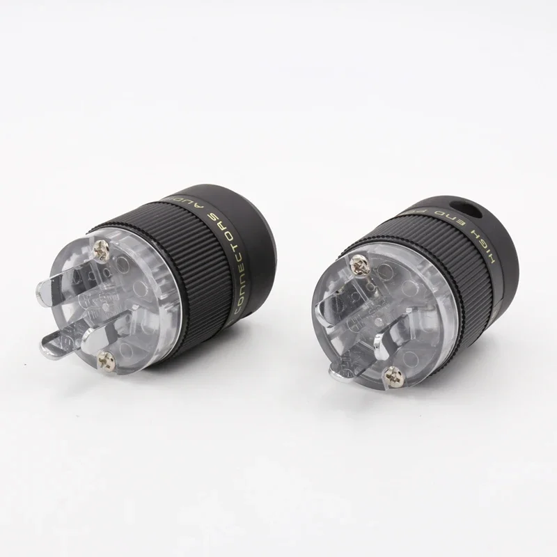 2pcs Transparent Rhodium AU Mains Power Plug Male Copper Connector Cable Cord 3 Pin HiFi
2pcs Transparent Rhodium AU Mains Power Plug Male Copper Connector Cable Cord 3 Pin HiFi