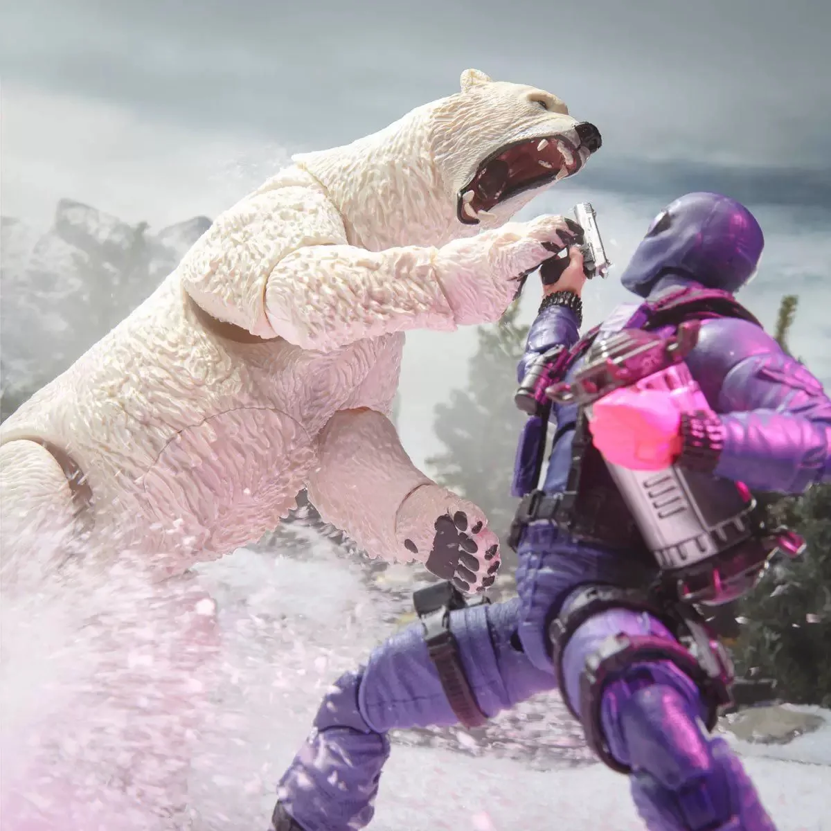 Г.И. Joe Classified Series Snake Eyes & Polar Bear Vs. Набор из 2 фигурок аниме Cobra Diver # 161 # 169 Коллекционные игрушки 
Г.И. Joe Classified Series Snake Eyes & Polar Bear Vs. Набор из 2 фигурок аниме Cobra Diver # 161 # 169 Коллекционные игрушки