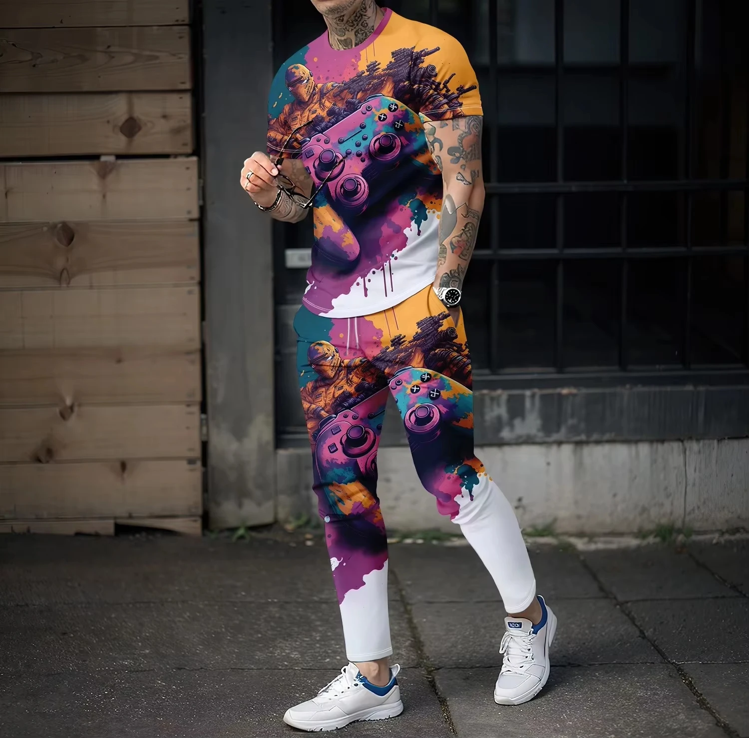 Hot Sell Summer Men short T-shirt Trousers Suit 3D Printed Funny Men T-shirt Trousers Suit Man Casual Short Sleeve Long Pant Set
Hot Sell Summer Men short T-shirt Trousers Suit 3D Printed Funny Men T-shirt Trousers Suit Man Casual Short Sleeve Long Pant Set