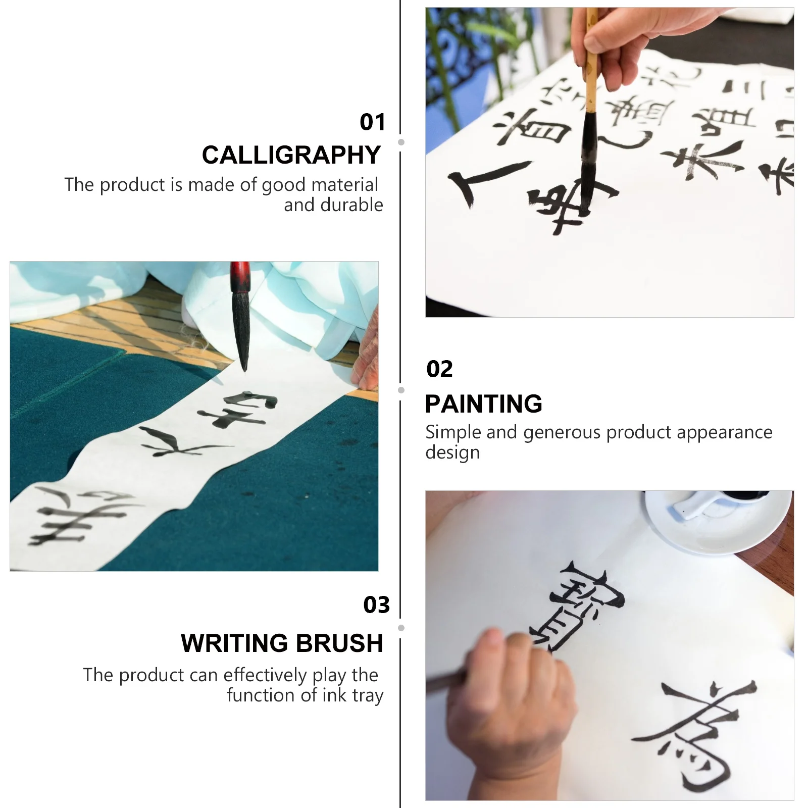 1Pcs Ceramic Ink Plate Practical Painting Ink Dish Calligraphy Brush Holder Durable Material Calligraphy Brush Tray
1Pcs Ceramic Ink Plate Practical Painting Ink Dish Calligraphy Brush Holder Durable Material Calligraphy Brush Tray