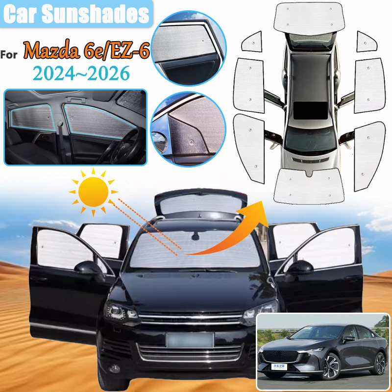 For Mazda 6e EZ-6 2025 2026 2027 Car Full Sun Visor Sunshades Blind Anti-UV Sunscreen Side Window Shade Coverage Auto Accesories
For Mazda 6e EZ-6 2025 2026 2027 Car Full Sun Visor Sunshades Blind Anti-UV Sunscreen Side Window Shade Coverage Auto Accesories