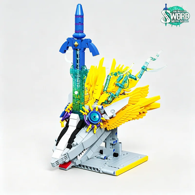 702PCS Retro Game Scene Building Blocks Fantasy Dragon Head Divine Sword Model Bricks Artistic Desktop Decoration Adult Diy Gift
702PCS Retro Game Scene Building Blocks Fantasy Dragon Head Divine Sword Model Bricks Artistic Desktop Decoration Adult Diy Gift