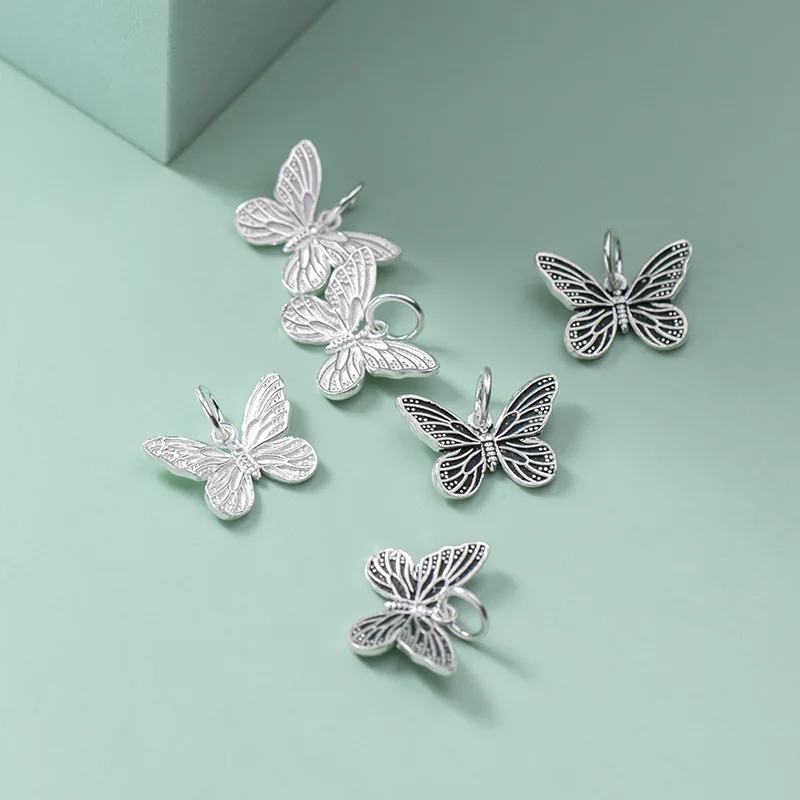 100% Real Sterling 925 Silver Accaccessories Frosted Butterfly Charm Pendant For Bracelets Necklaces Key Diy Material
100% Real Sterling 925 Silver Accaccessories Frosted Butterfly Charm Pendant For Bracelets Necklaces Key Diy Material