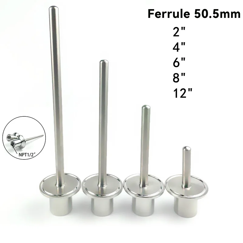 Electric Heating Resistance Casing Tri Clamp 50.5 304 Stainless Steel Electric Heating Idol Temperature Sensor Housing Tube
Electric Heating Resistance Casing Tri Clamp 50.5 304 Stainless Steel Electric Heating Idol Temperature Sensor Housing Tube