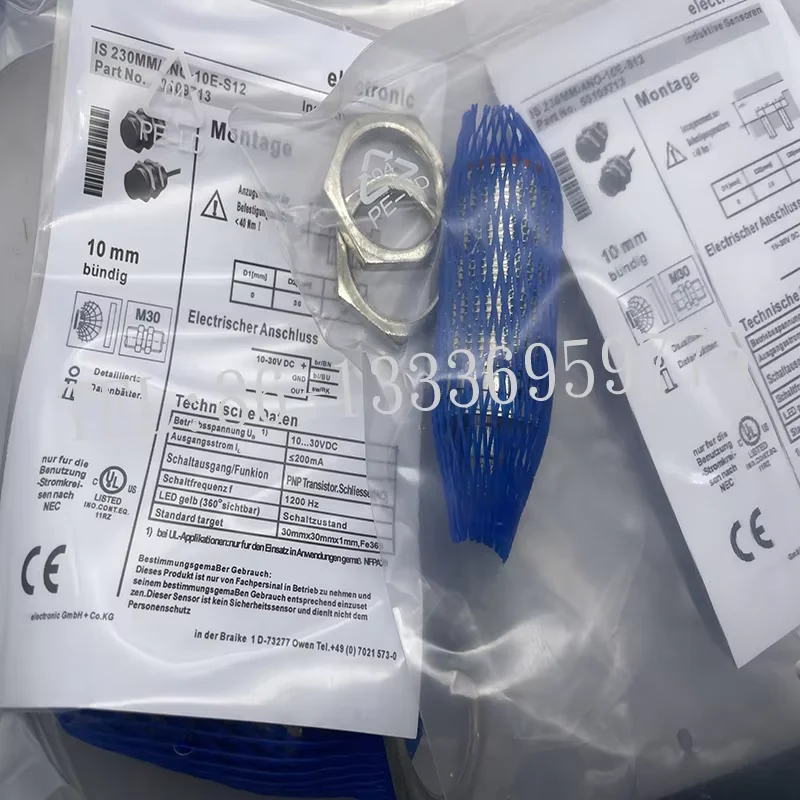 Brand new original stock in stockIS 230MM/2NO-15-S12proximity sensor in stock 
Brand new original stock in stockIS 230MM/2NO-15-S12proximity sensor in stock