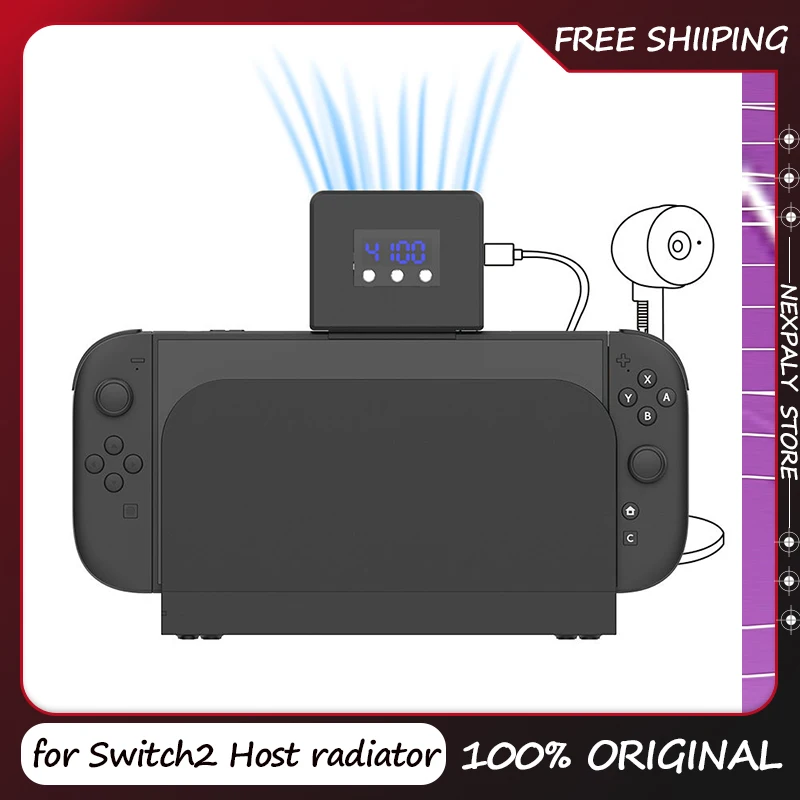for Switch2 Host radiator Connect switch2 camera NS2 fan Control the volume to be small and the air volume to be large
for Switch2 Host radiator Connect switch2 camera NS2 fan Control the volume to be small and the air volume to be large