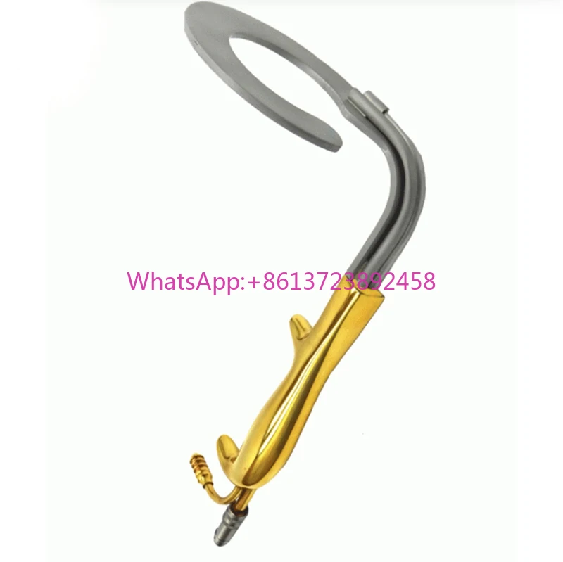 C Circular Breast Retractor Insulated With Fiber Optic Light Guide and Suction Tube Instruments
C Circular Breast Retractor Insulated With Fiber Optic Light Guide and Suction Tube Instruments