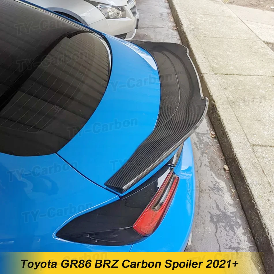 For Toyota GR86 Subaru BRZ Rear Spoiler Wing Real Carbon Fiber FRP Car Trunk Lid Splitter Lip Decklid Flap Trim AC Style 2021+
For Toyota GR86 Subaru BRZ Rear Spoiler Wing Real Carbon Fiber FRP Car Trunk Lid Splitter Lip Decklid Flap Trim AC Style 2021+