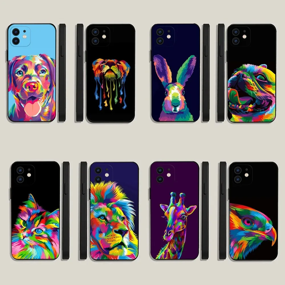 Colorful Animals Phone Case For iPhone 15,14,13,12,11,Plus,Pro Max,XS,X,XR,SE,Mini,8,7 Soft Silicone Black Cover
Colorful Animals Phone Case For iPhone 15,14,13,12,11,Plus,Pro Max,XS,X,XR,SE,Mini,8,7 Soft Silicone Black Cover