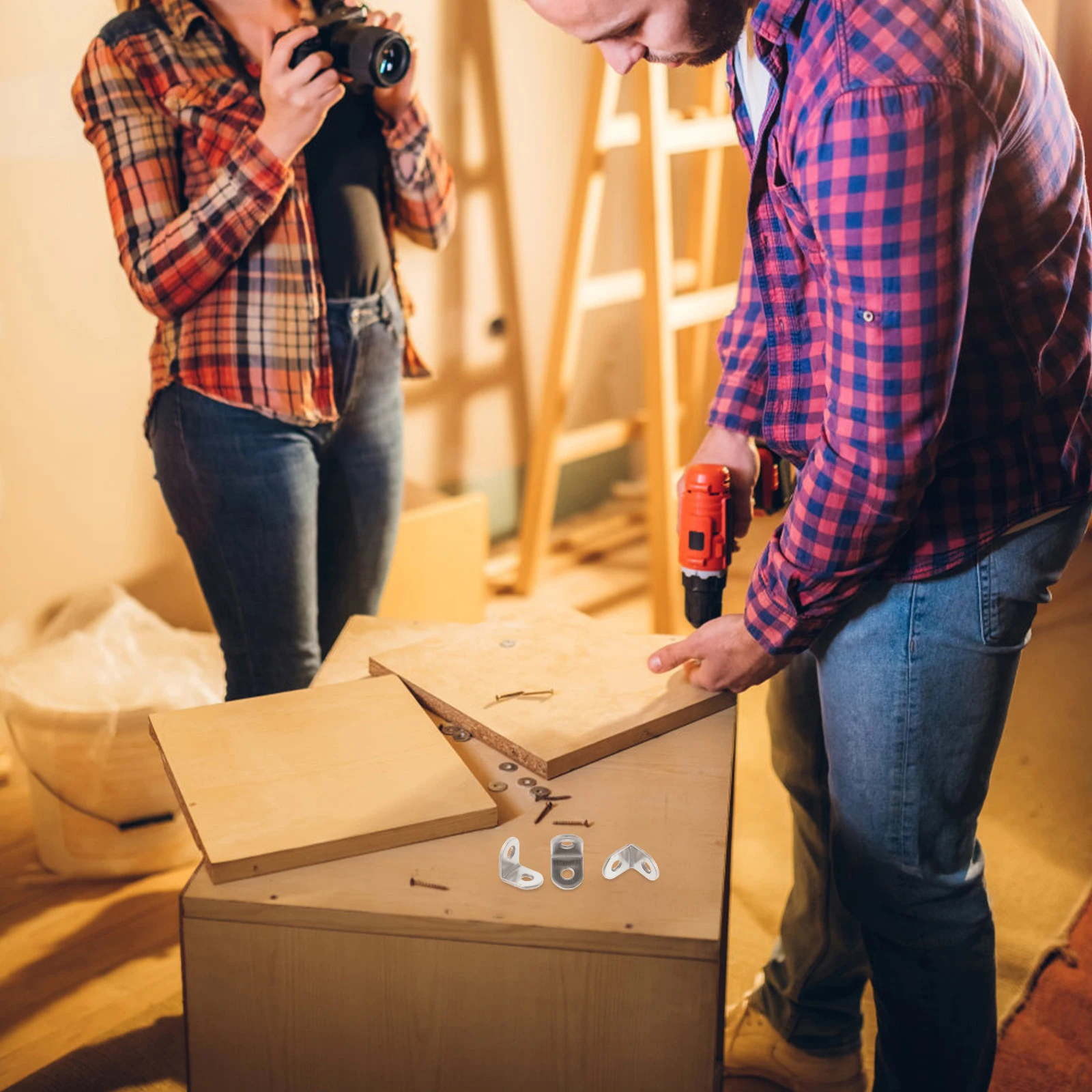 20pcs Stainless Steel Corner Bracket 20X20X1.6Mm Silver Tone Metal Right Angle Brace L Shape 90 Degree Hardware Fastener
20pcs Stainless Steel Corner Bracket 20X20X1.6Mm Silver Tone Metal Right Angle Brace L Shape 90 Degree Hardware Fastener