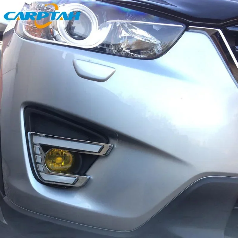 12V LED DRL Daylights For Mazda CX-5 CX5 2013 2014 2015 2016 Yellow Turn Signal Auto Daytime Running Light Fog Lamp
12V LED DRL Daylights For Mazda CX-5 CX5 2013 2014 2015 2016 Yellow Turn Signal Auto Daytime Running Light Fog Lamp