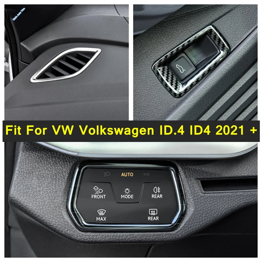 For VW Volkswagen ID.4 ID4 2021 - 2024 Auto Head Light Switch / Rear Trunk Door Control Button / Dashboard AC Vent Cover Trims
For VW Volkswagen ID.4 ID4 2021 - 2024 Auto Head Light Switch / Rear Trunk Door Control Button / Dashboard AC Vent Cover Trims