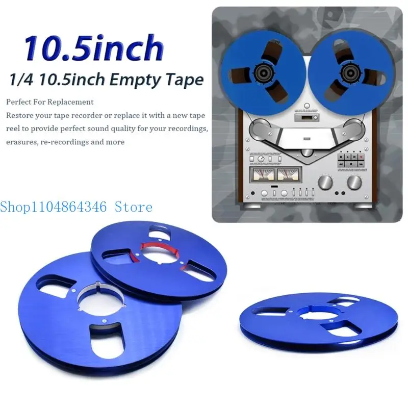 652F 1/4Inch 10.5Inch Aluminum Reel Disk for Blank Nab Hub Recording Tape Storage
652F 1/4Inch 10.5Inch Aluminum Reel Disk for Blank Nab Hub Recording Tape Storage