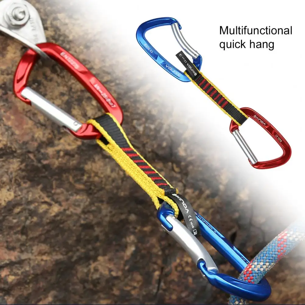 Carabiners Clip Universal Straight Gate Quickdraw Colorful Carabiners Hook Mountain Climbing Quickdraw for Athlete
Carabiners Clip Universal Straight Gate Quickdraw Colorful Carabiners Hook Mountain Climbing Quickdraw for Athlete