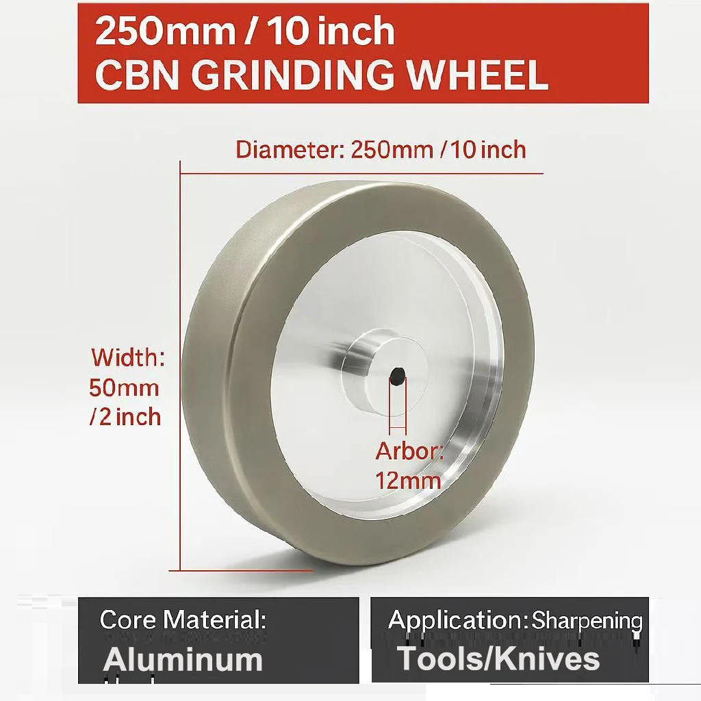 CBN 80 180 400 1000 Точильный камень CBN Колесо 250X50X12 Оправка для ножей Ножницы Долота Режущие инструменты 
CBN 80 180 400 1000 Точильный камень CBN Колесо 250X50X12 Оправка для ножей Ножницы Долота Режущие инструменты