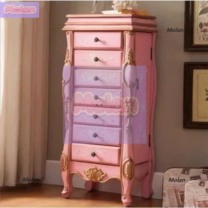 Colored Seven Bucket Cabinet with Mirror Jewelry Cabinet
Colored Seven Bucket Cabinet with Mirror Jewelry Cabinet