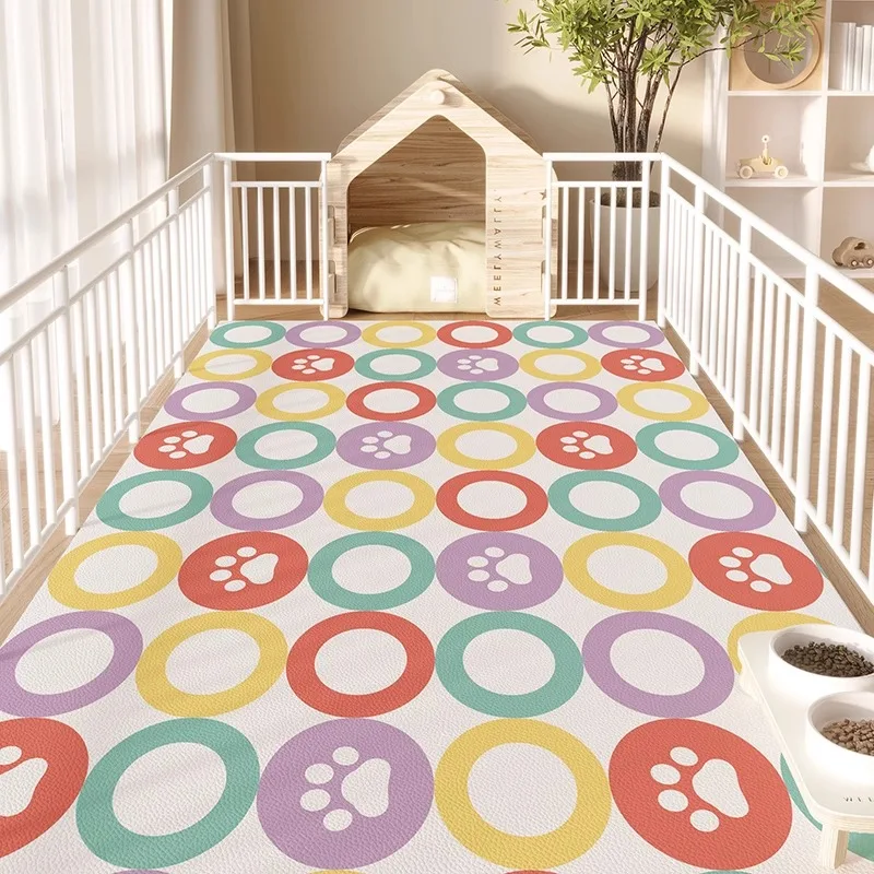 Pet Mat PVC Waterproof Dirt-resistant Rug Wipeable Wear-resistant Foot Mats Household Cat Dog Rugs Carpet for Kitchen Ковер 러그
Pet Mat PVC Waterproof Dirt-resistant Rug Wipeable Wear-resistant Foot Mats Household Cat Dog Rugs Carpet for Kitchen Ковер 러그