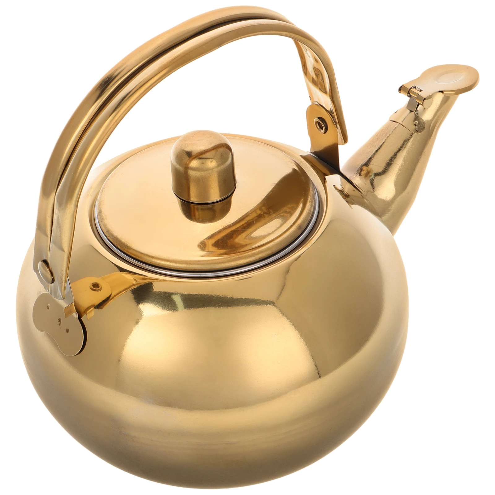 Stainless Steel Teapot Gas Kettle Sound Electric Kettles Golden Hot Water Heater Campfire Coffee
Stainless Steel Teapot Gas Kettle Sound Electric Kettles Golden Hot Water Heater Campfire Coffee