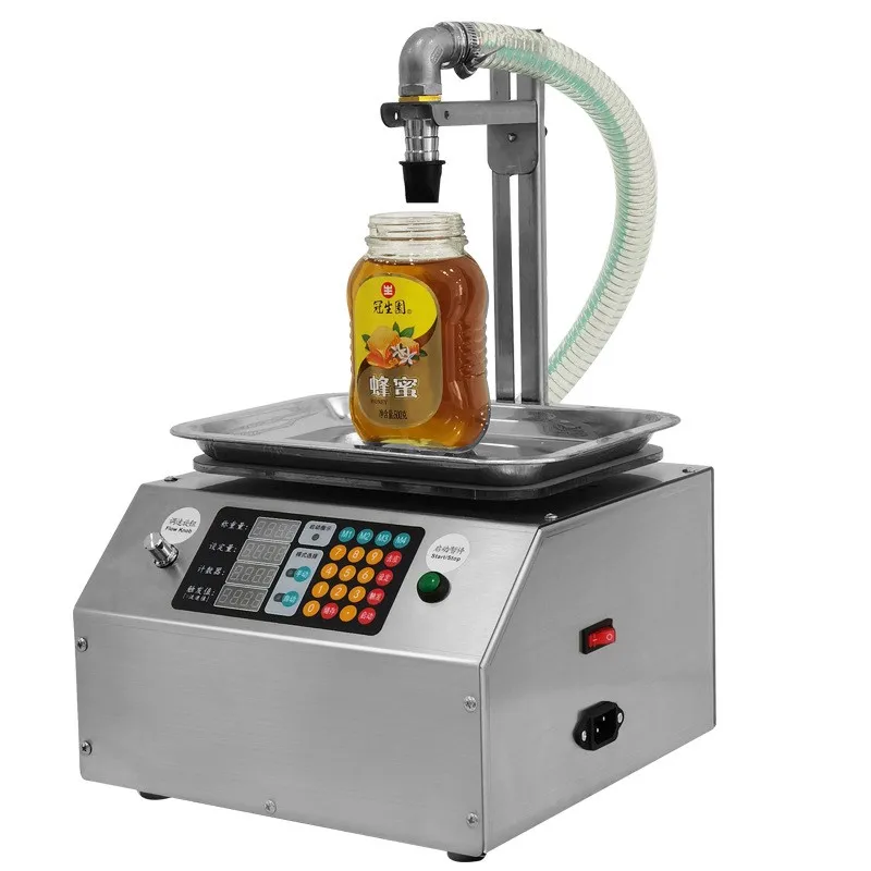 CSY-L15 Flow Weighing Type Fully Automatic Dispensing Filling Machine Honey Sesame Sauce Edible Oil Glue Viscous Liquid
CSY-L15 Flow Weighing Type Fully Automatic Dispensing Filling Machine Honey Sesame Sauce Edible Oil Glue Viscous Liquid