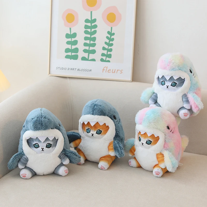 Kawaii Shark Cat Plush Soft Plush Stuffed Animal Shark Cat & Fool Plushies Doll Cute Peluche Kids Birthday Gift Home Decro
Kawaii Shark Cat Plush Soft Plush Stuffed Animal Shark Cat & Fool Plushies Doll Cute Peluche Kids Birthday Gift Home Decro