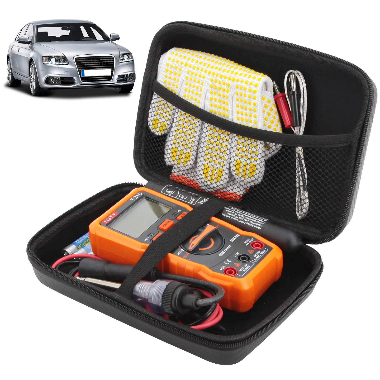 Digital Multimeter 6000 Counts Auto Ranging AC/DC Voltage Meter Flash Back Light Tester Brake Fluid Tester spark plug tester
Digital Multimeter 6000 Counts Auto Ranging AC/DC Voltage Meter Flash Back Light Tester Brake Fluid Tester spark plug tester
