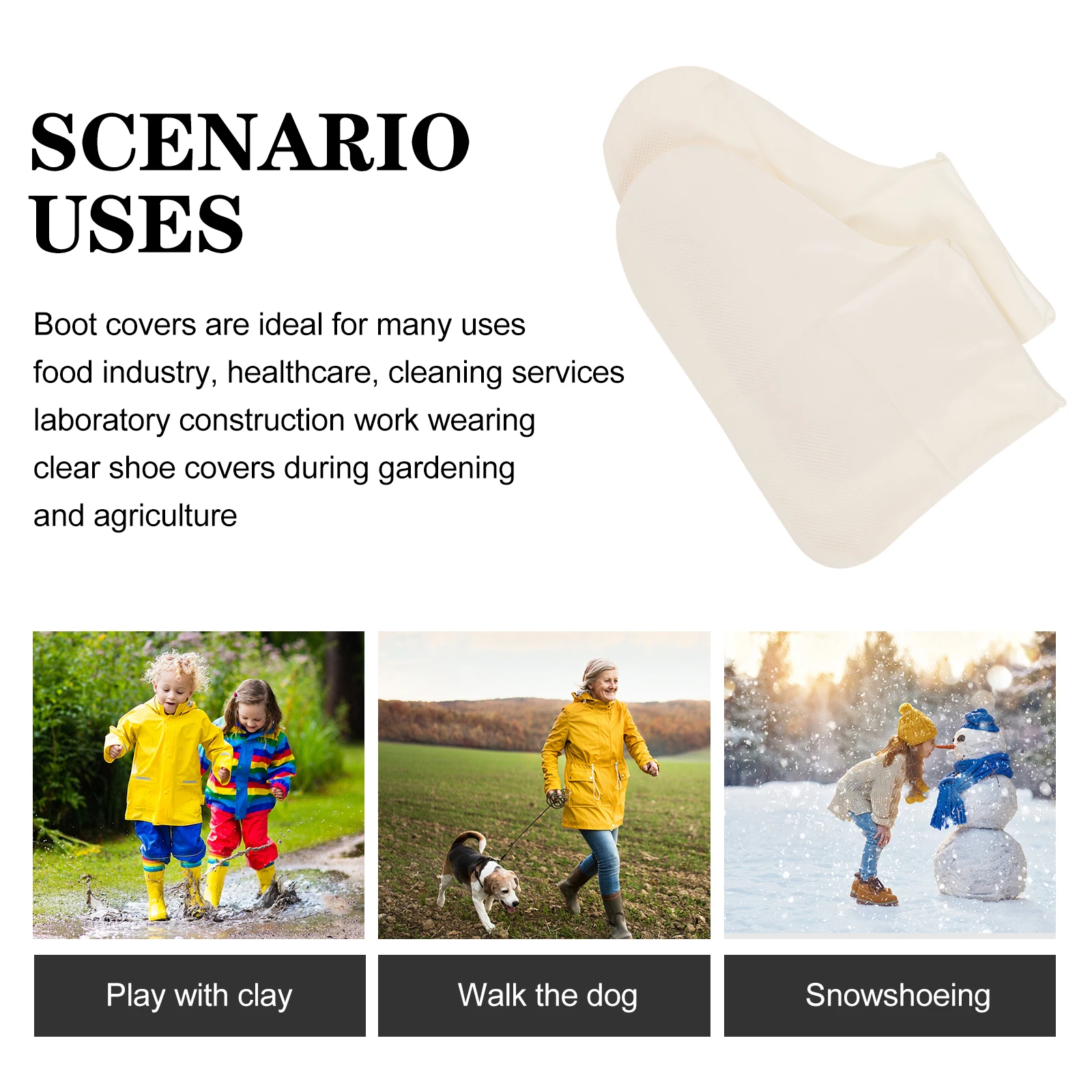 1pcs 1 Pair Silicone Waterproof Shoe Covers Rainproof Mudproof Non-Slip Boot Covers For Outdoor Camping Sports Travel
1pcs 1 Pair Silicone Waterproof Shoe Covers Rainproof Mudproof Non-Slip Boot Covers For Outdoor Camping Sports Travel